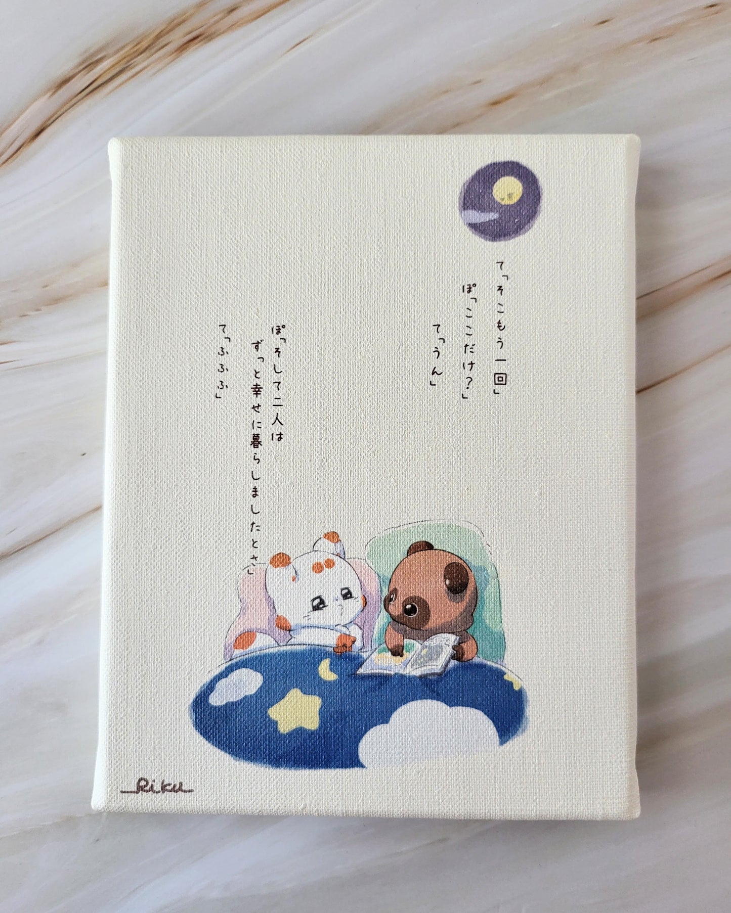 【デザフェス63：新商品】WALLPAPER_OCTOBER 2024_F0 SIZE_FINE ART TEXTURED CANVAS（キャンバスプリント：2024年10月壁紙）