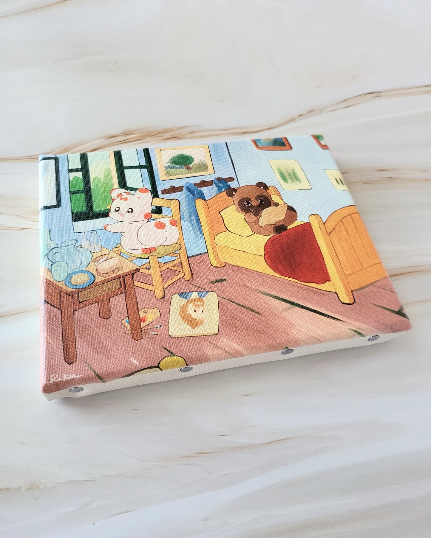 【デザフェス63：新商品】アルルの寝室にて_F0 SIZE_2_FINE ART TEXTURED CANVAS（キャンバスプリント）