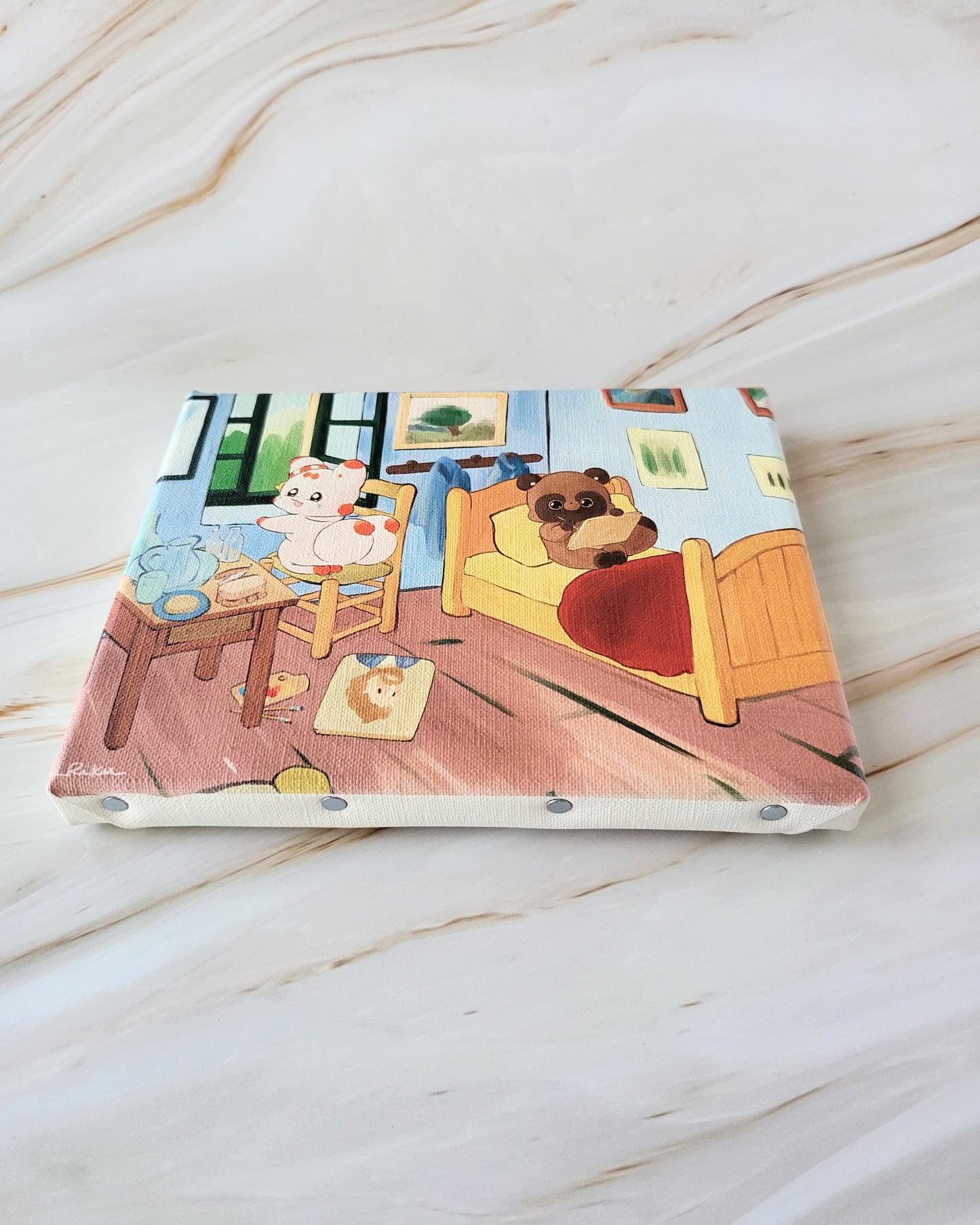 【デザフェス63：新商品】アルルの寝室にて_F0 SIZE_2_FINE ART TEXTURED CANVAS（キャンバスプリント）