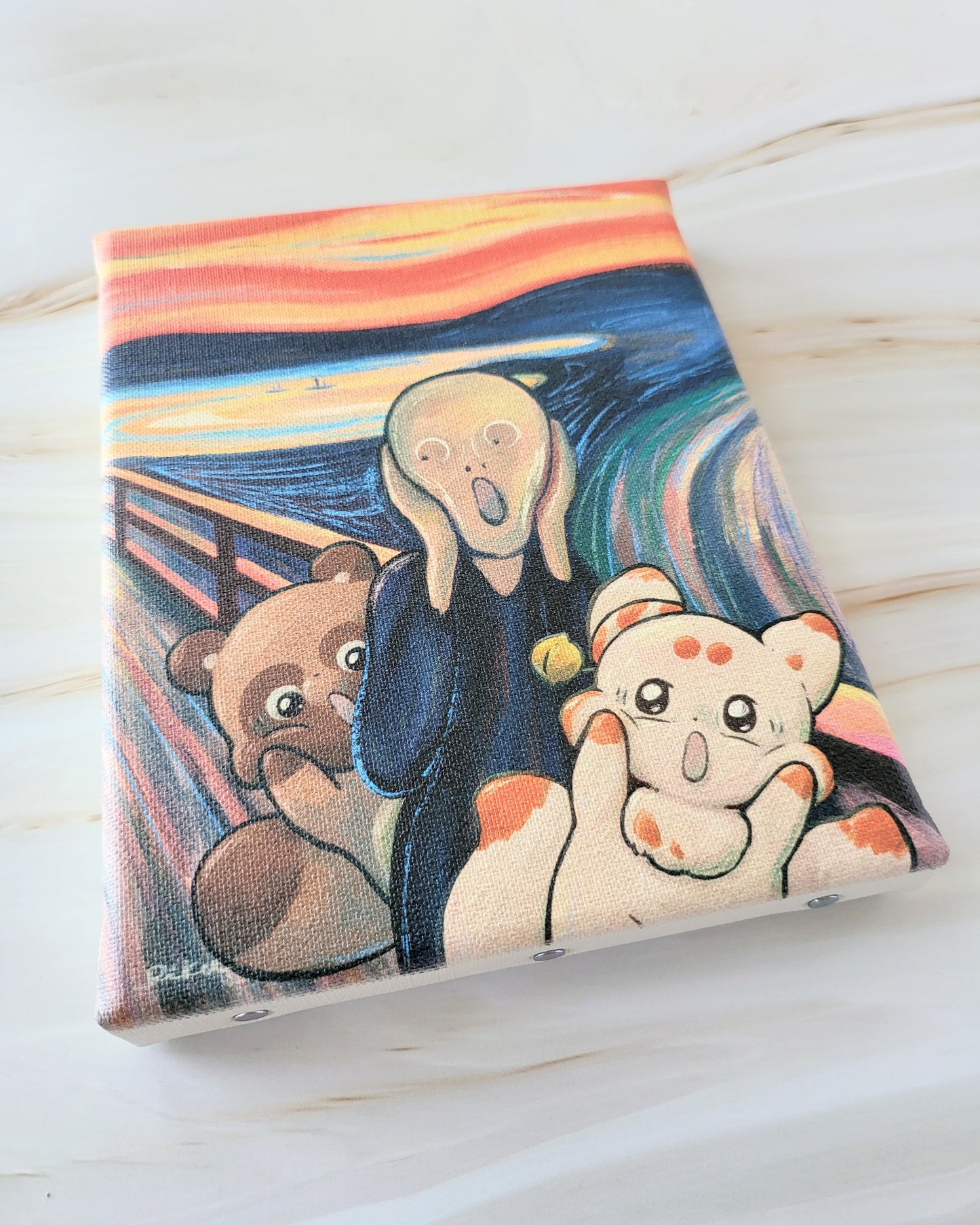 【デザフェス63：新商品】『う゛ぉーう゛ぉーう゛ぉー』_F0 SIZE_2_FINE ART TEXTURED CANVAS（キャンバスプリント）
