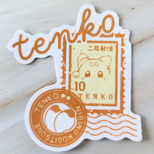 【デザフェス63：新商品】てnこからのエアメールステッカー