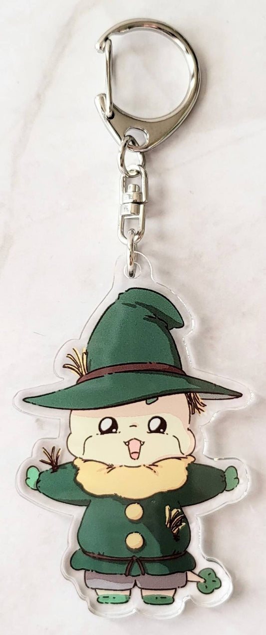 【デザフェス63：既存商品】二尾の小狐てnこ_ハロウィンコスチューム２０２５アクリルキーホルダー　辰