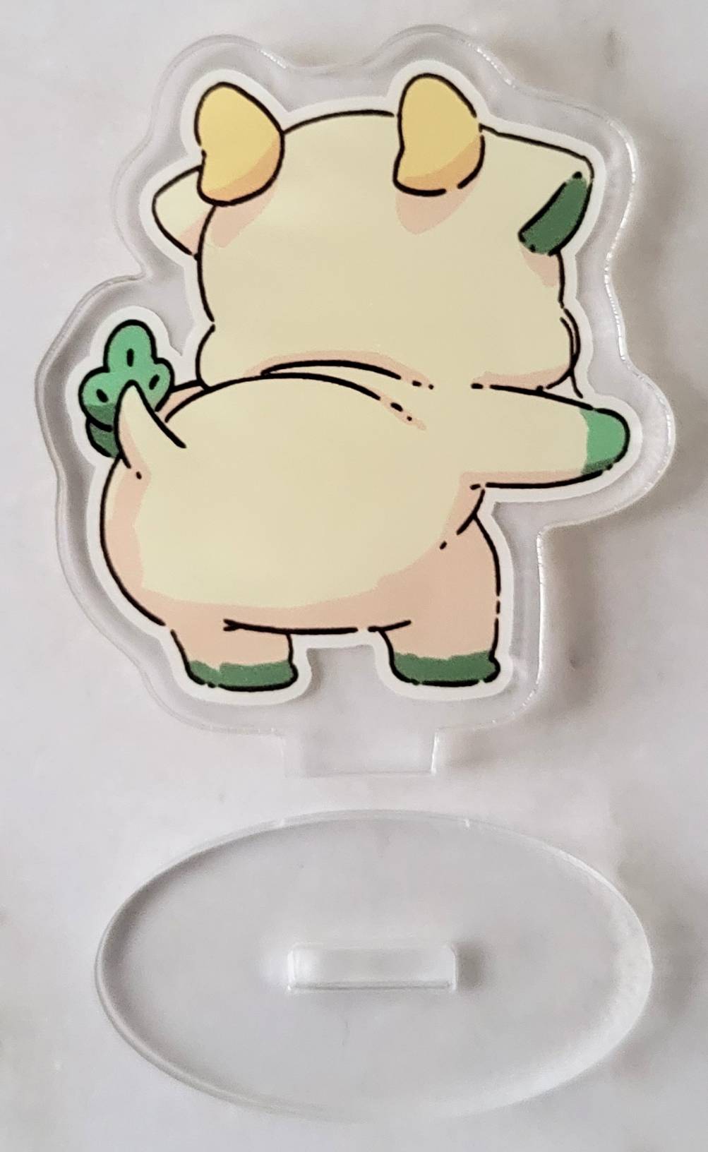 【デザフェス63：既存商品】二尾の小狐てnこ_おしり_アクリルスタンド　辰
