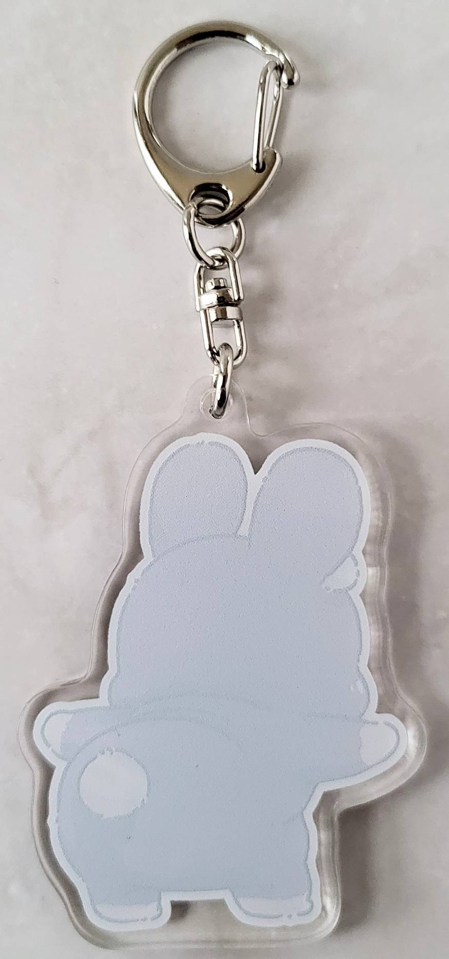 【デザフェス63：既存商品】二尾の小狐てnこ_おしり_アクリルキーホルダー　うちゃちょ＝me＝ぽむ