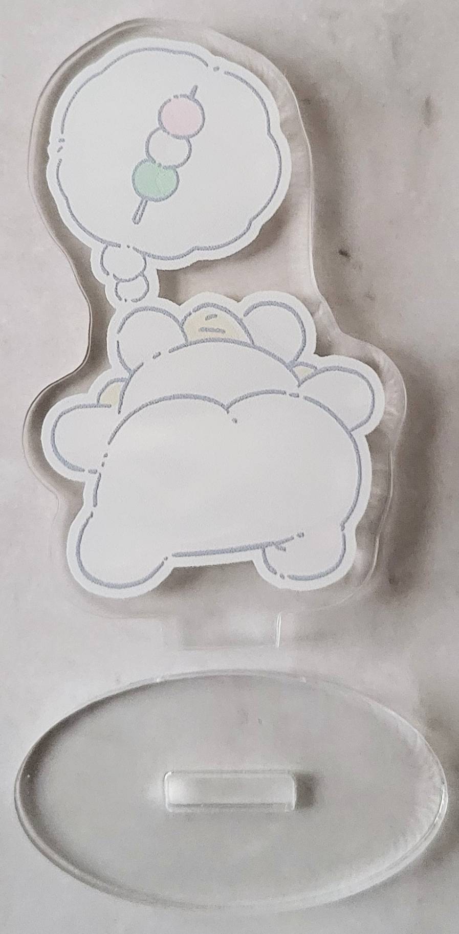 【デザフェス63：既存商品】二尾の小狐てnこ_おしり_アクリルスタンド　こまいぬ