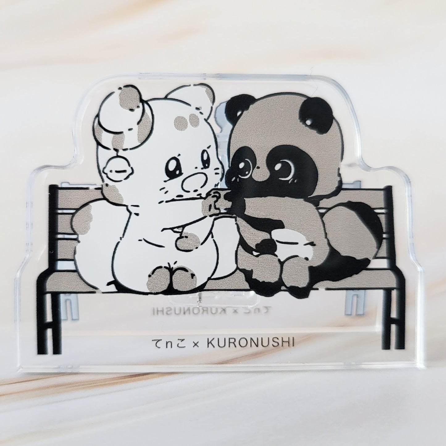 【デザフェス63：新商品】黒主厳太×てnこの影絵アートアクリルクリップ